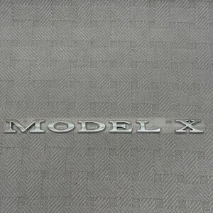 Tesla Model X Rear Tailgate Emblem Badge Letters Set